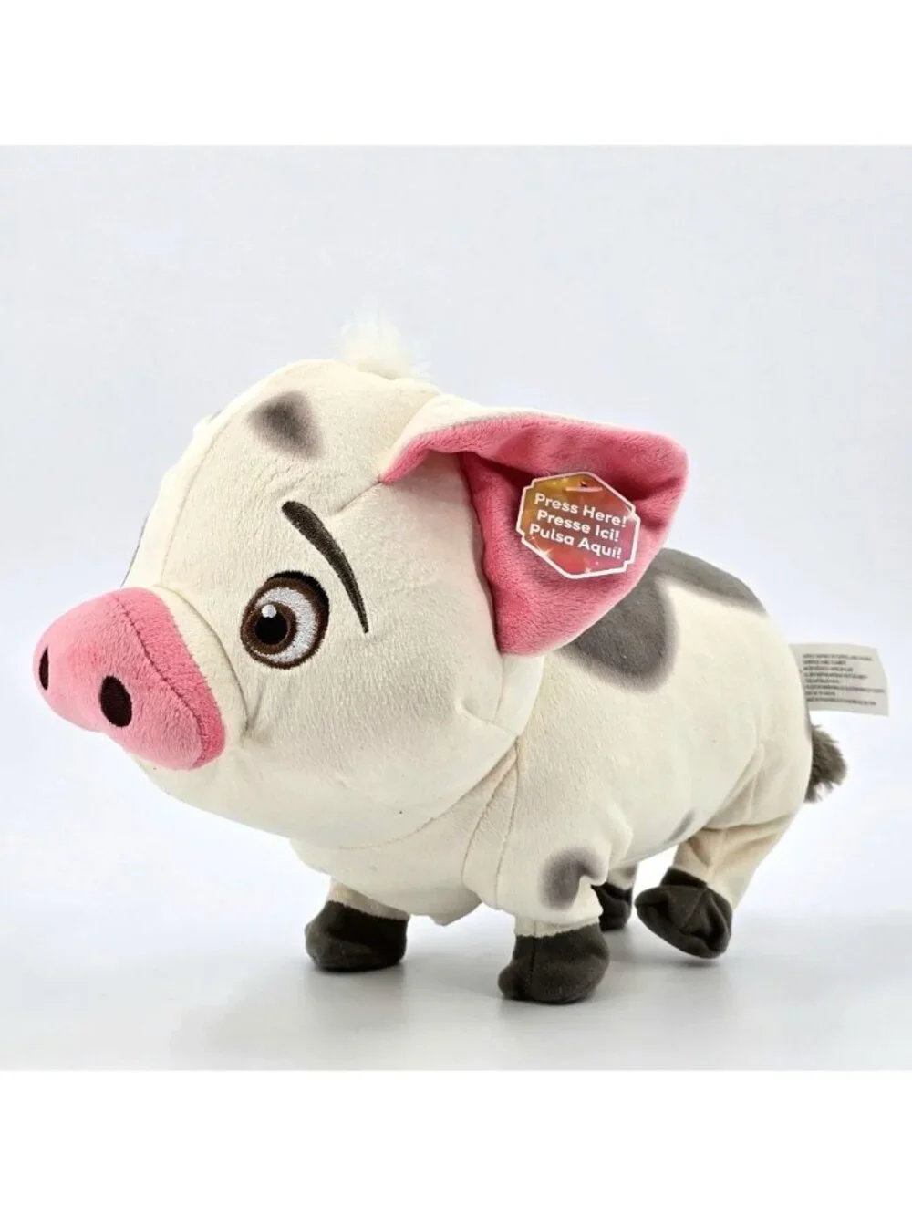 Disney Princess Moana Walk & Snort Pua Stuffed Animal Pig